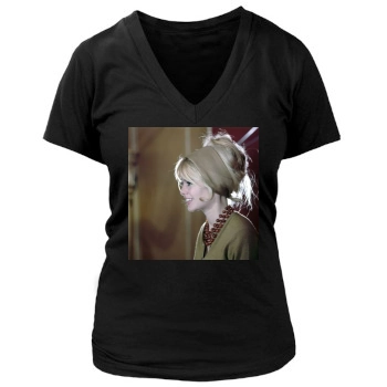 Brigitte Bardot Women's Deep V-Neck TShirt