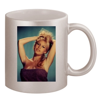 Brigitte Bardot 11oz Metallic Silver Mug