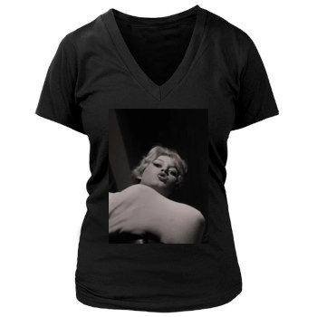 Brigitte Bardot Women's Deep V-Neck TShirt