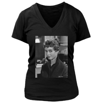 Brigitte Bardot Women's Deep V-Neck TShirt