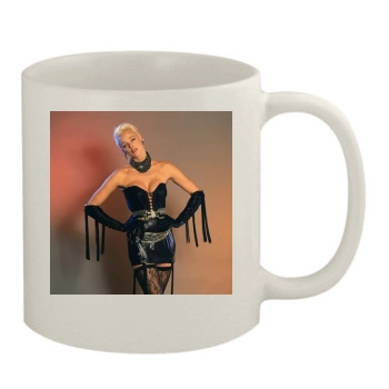 Brigitte Nielsen 11oz White Mug