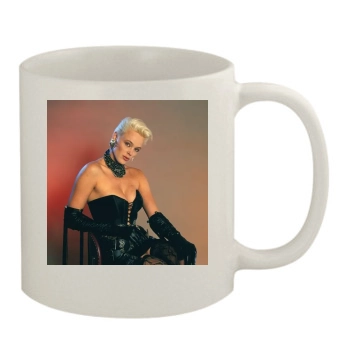 Brigitte Nielsen 11oz White Mug