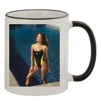 Brooke Burke 11oz Colored Rim & Handle Mug