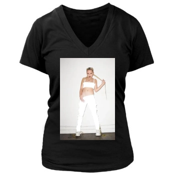 Brooke Candy Women's Deep V-Neck TShirt