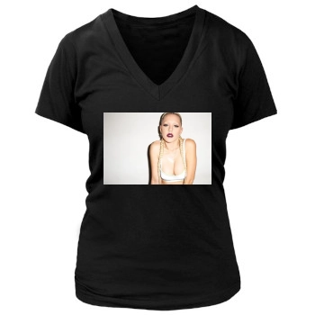 Brooke Candy Women's Deep V-Neck TShirt