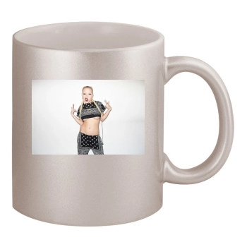 Brooke Candy 11oz Metallic Silver Mug