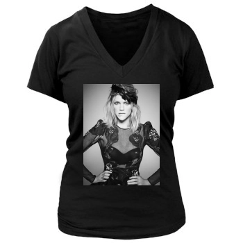 Brooklyn Decker Women's Deep V-Neck TShirt