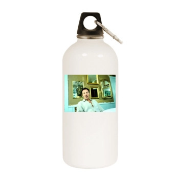 Bruce Springsteen White Water Bottle With Carabiner