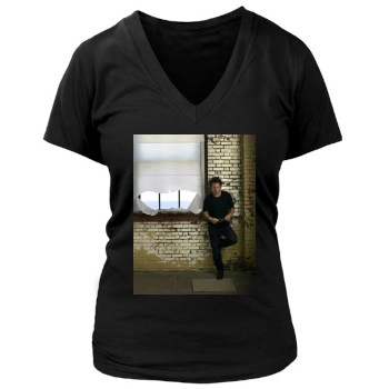 Bruce Springsteen Women's Deep V-Neck TShirt