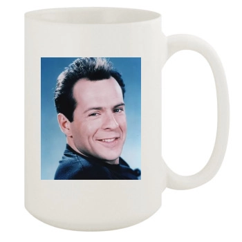 Bruce Willis 15oz White Mug