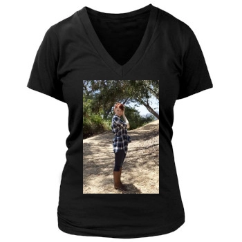 Bryce Dallas Howard Women's Deep V-Neck TShirt