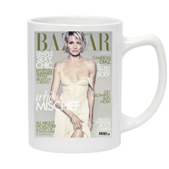 Cameron Diaz 14oz White Statesman Mug