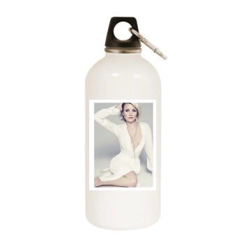 Cameron Diaz White Water Bottle With Carabiner