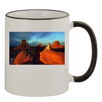 Candice Swanepoel 11oz Colored Rim & Handle Mug