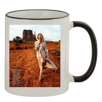 Candice Swanepoel 11oz Colored Rim & Handle Mug