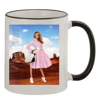 Candice Swanepoel 11oz Colored Rim & Handle Mug