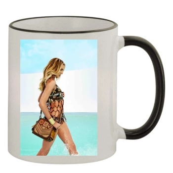 Candice Swanepoel 11oz Colored Rim & Handle Mug