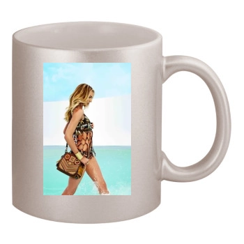 Candice Swanepoel 11oz Metallic Silver Mug