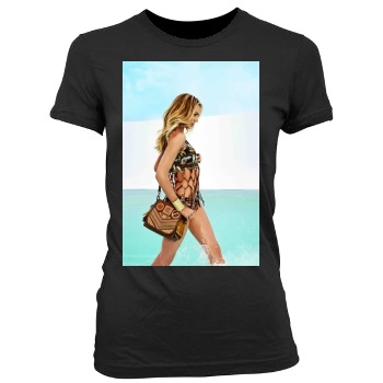 Candice Swanepoel Women's Junior Cut Crewneck T-Shirt