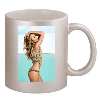 Candice Swanepoel 11oz Metallic Silver Mug