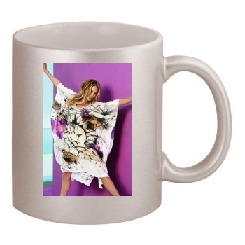 Candice Swanepoel 11oz Metallic Silver Mug