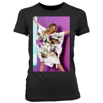 Candice Swanepoel Women's Junior Cut Crewneck T-Shirt