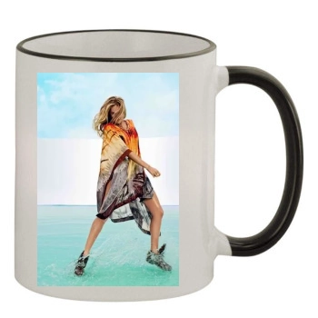 Candice Swanepoel 11oz Colored Rim & Handle Mug