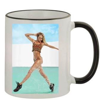 Candice Swanepoel 11oz Colored Rim & Handle Mug