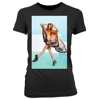 Candice Swanepoel Women's Junior Cut Crewneck T-Shirt