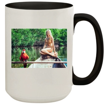 Candice Swanepoel 15oz Colored Inner & Handle Mug