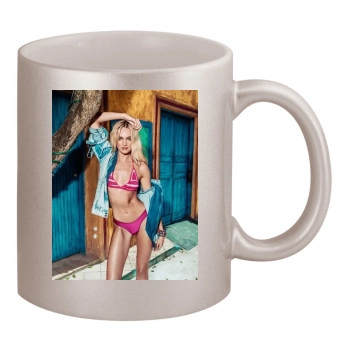 Candice Swanepoel 11oz Metallic Silver Mug