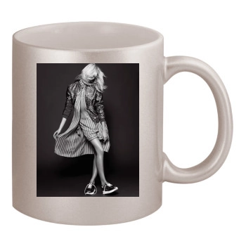 Candice Swanepoel 11oz Metallic Silver Mug