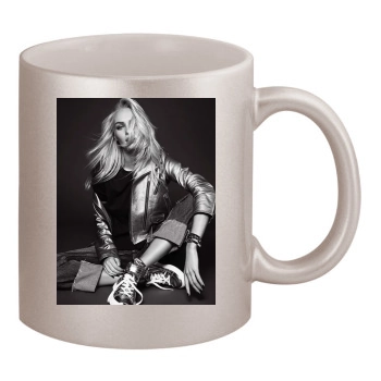 Candice Swanepoel 11oz Metallic Silver Mug