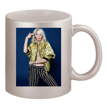 Candice Swanepoel 11oz Metallic Silver Mug