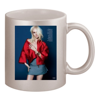 Candice Swanepoel 11oz Metallic Silver Mug