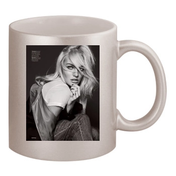 Candice Swanepoel 11oz Metallic Silver Mug