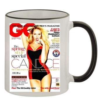 Candice Swanepoel 11oz Colored Rim & Handle Mug