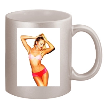 Candice Swanepoel 11oz Metallic Silver Mug