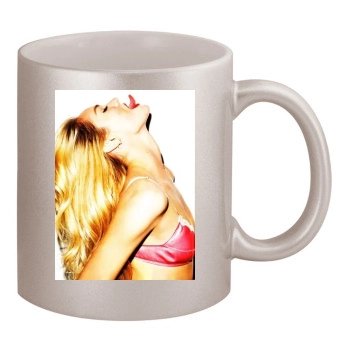 Candice Swanepoel 11oz Metallic Silver Mug