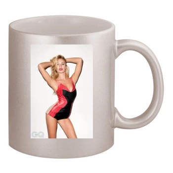 Candice Swanepoel 11oz Metallic Silver Mug