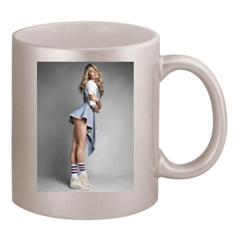 Candice Swanepoel 11oz Metallic Silver Mug