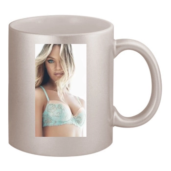 Candice Swanepoel 11oz Metallic Silver Mug