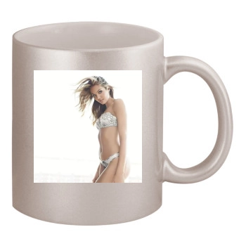 Candice Swanepoel 11oz Metallic Silver Mug