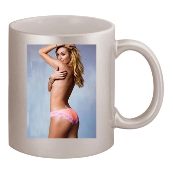 Candice Swanepoel 11oz Metallic Silver Mug