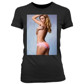 Candice Swanepoel Women's Junior Cut Crewneck T-Shirt