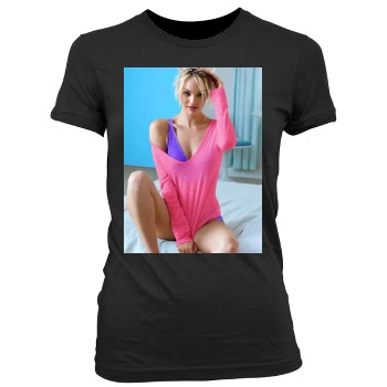 Candice Swanepoel Women's Junior Cut Crewneck T-Shirt