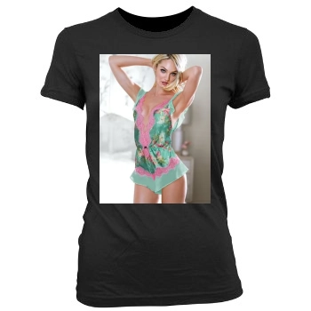 Candice Swanepoel Women's Junior Cut Crewneck T-Shirt