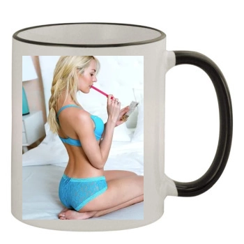 Candice Swanepoel 11oz Colored Rim & Handle Mug