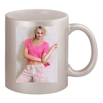 Candice Swanepoel 11oz Metallic Silver Mug