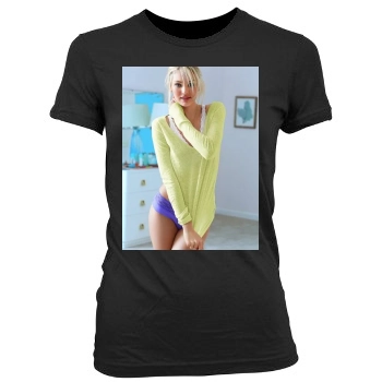 Candice Swanepoel Women's Junior Cut Crewneck T-Shirt